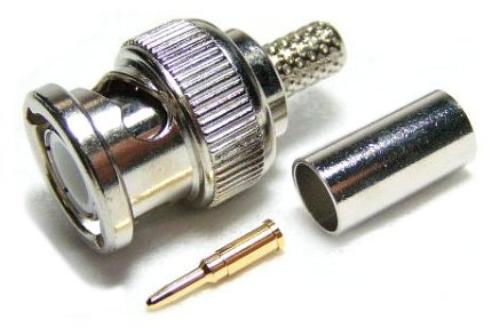 BNC Plug Crimp RG58 Die Cast